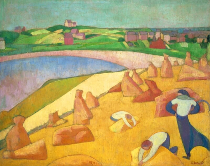 Colheita a beira mar (1891)