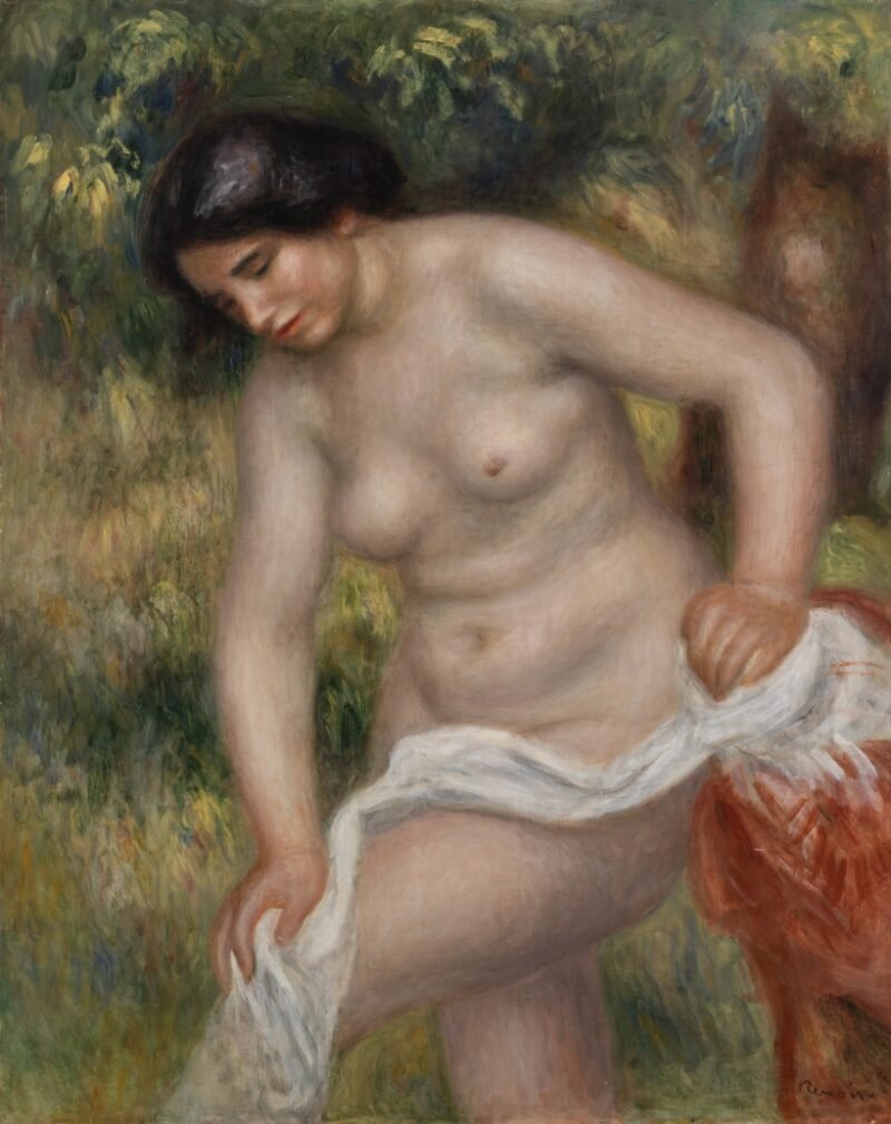 Banhista se limpando (c1908)